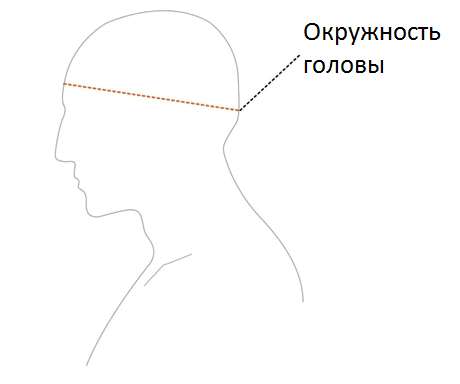 Окружность головы