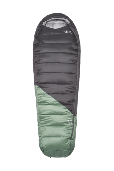 Спальний мішок жіночий Rab Radeon Wmns Regular, -12C/10F, Left Zip, Dark Fig Green/Graphene (RB QSS-26-FGH-REG-LZ) image