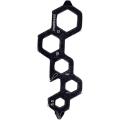 Брелок-мультиінструмент Munkees Tool Caterpillar, Black (6932057825395) image