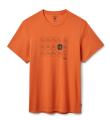 Футболка чоловіча Rab Crimp Block Title Tee, Dark Melba, M (RB QCC-30-DKM-MED) image
