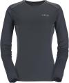 Футболка з довгим рукавом жіноча Rab Force LS Tee Wmns, Beluga, 12 (QBL-08-BEL-12) image