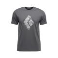 Футболка чоловіча Black Diamond M Engineered Diamond SS Tee, Anthracite, M (BD 7524720001MED1) image