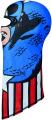 Балаклава дитяча (8-12) Buff Superheroes Junior Microfiber Balaclava, Captain America (BU 113314.707.10.00) image
