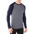 Термофутболка чоловіча Smartwool Merino Mid 250 Pattern Crew Deep Navy/Winte, р.M (SW SS601.598-M) image