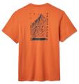 Футболка чоловіча Rab Crimp Collage Tee, Dark Melba, L (RB QCC-42-DKM-LRG) image