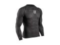 Чоловіча термофутболка з довгим рукавом Compressport 3D Thermo 50g LS Tshirt, Black, S / M (TS3D-LS-50-99-1S) image