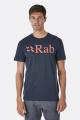 Футболка чоловіча Rab Stance Logo Tee, Beluga, L (QCB-08-BE-L) image