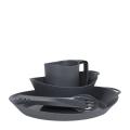 Набір посуду Lifeventure Ellipse Camping Tableware Set, graphite (75800) image