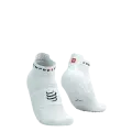 Шкарпетки Compressport Pro Racing Socks V4.0 Run Low, White/Black, T1 (7630102563252) image