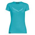 Жіноча футболка Salewa Solidlogo Dri-Release Women's Tee, Blue, 42/36 (270198176) image
