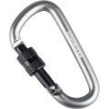 Карабін Munkees 3246 D with Screw Lock 6 mm x 60 mm Grey (MNKS 3246-GY) image