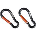 Карабін (пара) Munkees Pear 5 mm x 50 mm, Black (MNKS 3235-BK) image
