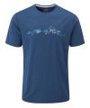 Футболка чоловіча Rab Mantle Tessalate Tee, NIGHTFALL BLUE, M (5059913088693) image