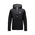 Мембранна чоловіча куртка Black Diamond M Factor Shell, Black, M (BD 7450290002MED1) image