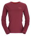 Футболка з довгим рукавом жіноча Rab Force Ls Tee Wmns, Deep Heather, 8 (RB QBL-08-DEH-8) image