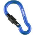 Карабін Munkees 3249 Pear with Screw Lock 8 mm x 80 mm Dark Blue (MNKS 3249-DB) image