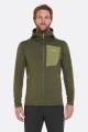 Чоловіча флісова кофта Rab Superflux Hoody, Army, S (QFG-13-ARM-SML) image