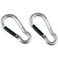 Карабін (пара) Munkees Pear 5 mm x 50 mm, Grey (MNKS 3235-GY) image