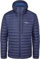 Мужской легкий пуховик Rab Microlight Alpine Jacket, Deep Ink, S (QDB-12-INK-S) image