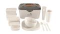 Набір посуду для пікніка Easy Camp Cerf Picnic Box L, White (680228) image