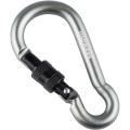 Карабін Munkees 3249 Pear with Screw Lock 8 mm x 80 mm Grey (MNKS 3249-GY) image