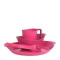 Набір посуду Lifeventure Ellipse Camping Tableware Set, pink (75802) image