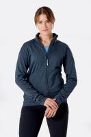 Жіноча флісова кофта Rab Geon Jacket Wmns, Black/Steel Marl, 16 (QFE-96-BL-16)