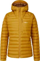 Легкий жіночий пуховик Rab Microlight Alpine Jacket Wmns, Dark Butternut, 14 (RB QDB-13-DB-14)
