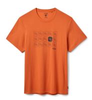Футболка чоловіча Rab Crimp Block Title Tee, Dark Melba, M (RB QCC-30-DKM-MED)