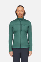 Жіноча флісова кофта Rab Graviton Jacket Wmns, Eucalyptus, 8 (QFF-58-EUC-08)