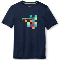 Футболка чоловіча Smartwool Merino 150 Logo Tee Deep Navy, р. M (SW 16059.092-M)