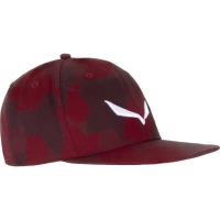 Кепка Salewa PUEZ CAMOU FLAT CAP, burgundy, UNI58 (26482/1571 UNI58)