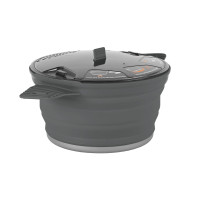 Каструля складная з алюмінієвим дном X-Pot Grey, 2800 мл від Sea to Summit (STS AXPOT2.8GY)