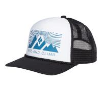 Бейсболка Black Diamond Flat Bill Trucker Hat, White/Astra Blue, р.One Size (BD AQ3P.9111)