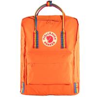 Рюкзак Fjallraven Kanken Rainbow 16, Burnt Orange/Rainbow Pattern (23620.212-907)