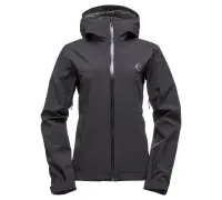 Мембранна жіноча куртка Black Diamond Stormline Stretch Rain Shell, L - Black (BD M697.015-L)