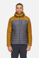 Мужской легкий пуховик Rab Microlight Alpine Jacket, Footprint/Graphene, XXL (QDB-12-FGP-XXL)