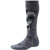 Шкарпетки чоловічі Smartwool PhD Ski Medium Pattern Graphite/White, р. L (SW SW018.419-L)