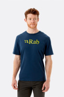 Футболка чоловіча Rab Stance Logo Tee, Deep Ink, S (QCB-08-DI-S)