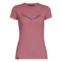 Жіноча футболка Salewa Solid DRI-REL W S/S Tee, Pink, 42/36 (27019 6579)