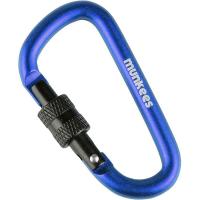 Карабін Munkees 3246 D with Screw Lock 6 mm x 60 mm Dark Blue (MNKS 3246-DB)