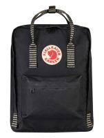 Рюкзак Fjallraven Kanken 16, Black/Striped, (7323450363277)