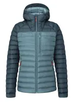 Легкий жіночий пуховик Rab Microlight Alpine Jacket Wmns, Orion Blue/Citadel, 16 (QDB-13-OBC-16)