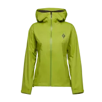 Мембранна жіноча куртка Black Diamond W Stormline Stretch Rain Shell, Aloe, L (BD M6973037LRG1)