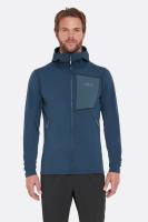 Чоловіча флісова кофта Rab Superflux Hoody, Tempest Blue, M (QFG-13-TMB-MED)