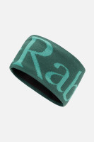Пов'язка Rab Knitted Logo Headband, Green Slate/Glacier Blue, One Size (QAB-40-GGB-One Size)