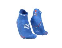 Шкарпетки Compressport Pro Racing Socks V4.0 Run Low, Pacific Blu/Deco Rose, T1 (XU00047B 541 0T1)
