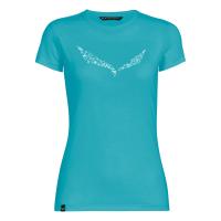 Жіноча футболка Salewa Solidlogo Dri-Release Women's Tee, Blue, 44/38 (270198176)