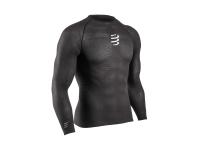 Чоловіча термофутболка з довгим рукавом Compressport 3D Thermo 50g LS Tshirt, Black, S / M (TS3D-LS-50-99-1S)