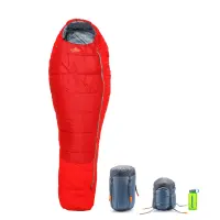 Спальний мішок Pinguin Comfort PFM (-1/-7°C), 195 см - Left Zip, Red